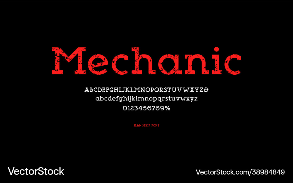 Brammen serif Buchstaben Schriftart im klassischen militärischen Stil Brammen serif Buchstaben Schriftart im klassischen militärischen Stil vektorbild