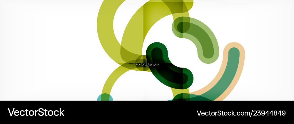 Linear design circle background Linear design circle background vector image