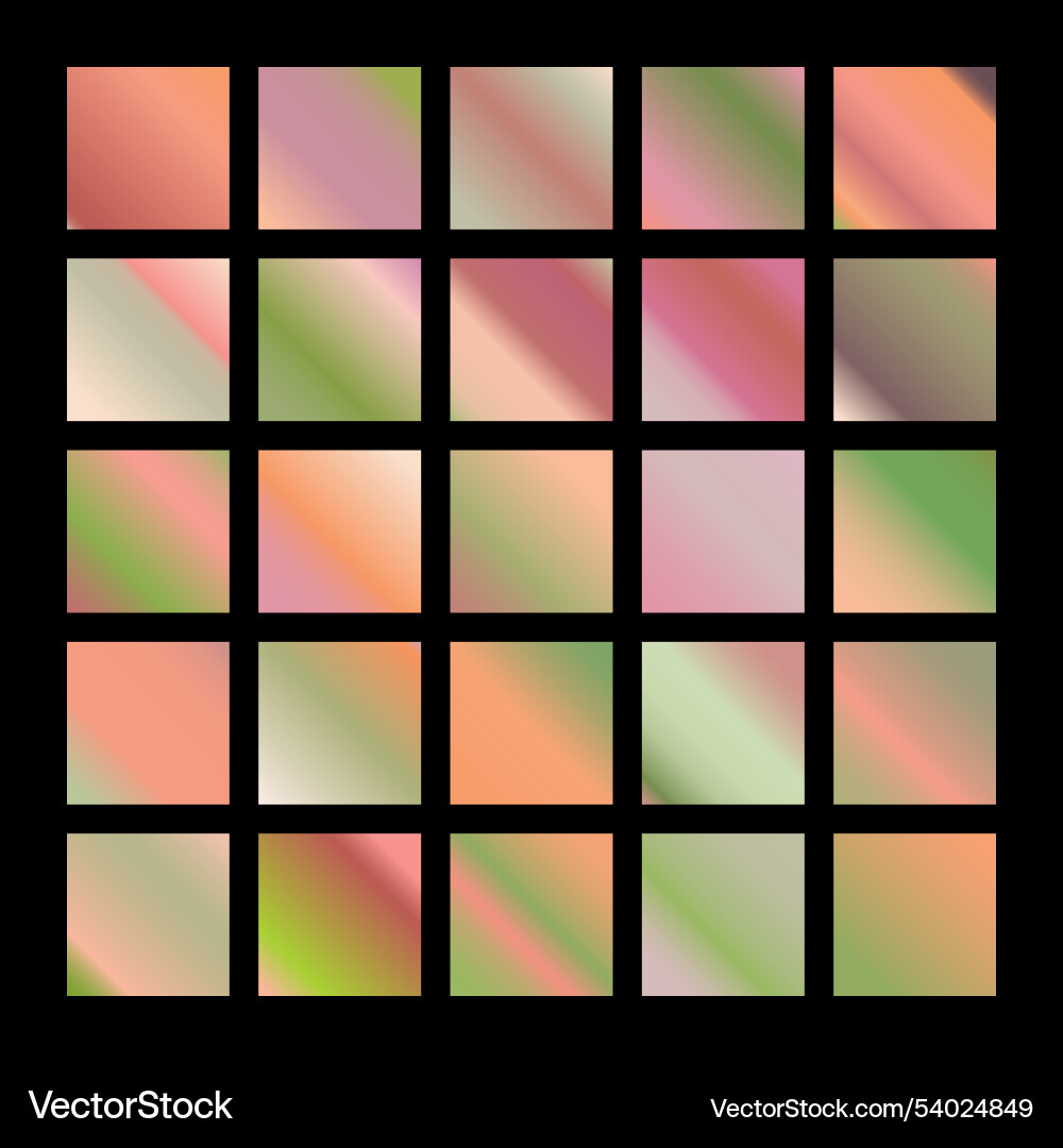 Mobile screen lock display collection of colorful Mobile screen lock display collection of colorful vector image