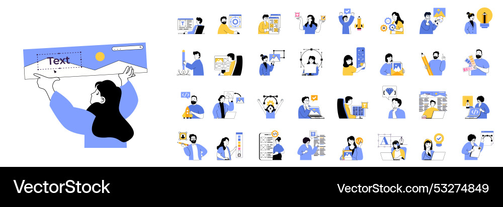 Web Development Toolkit Concept vector image