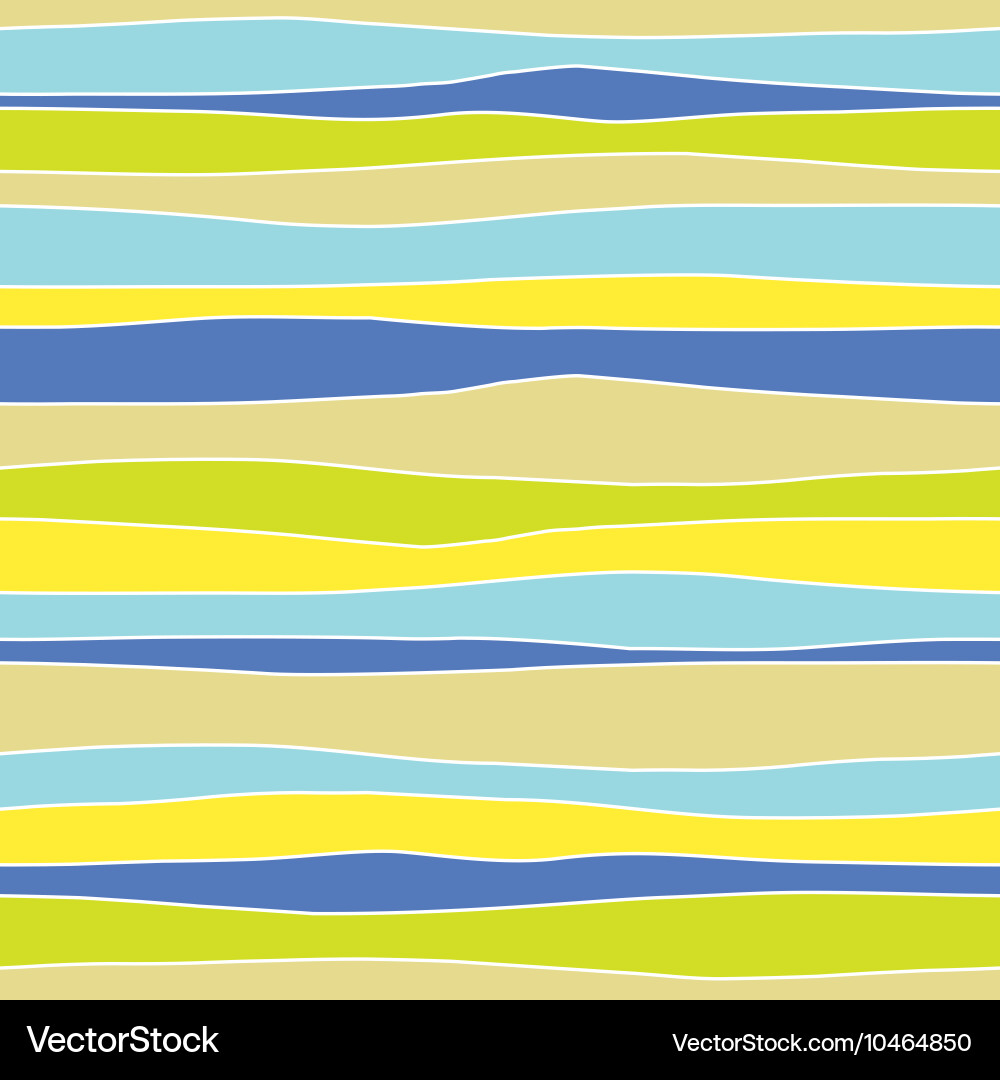 Abstract horizontal colorful seamless pattern Vector Image