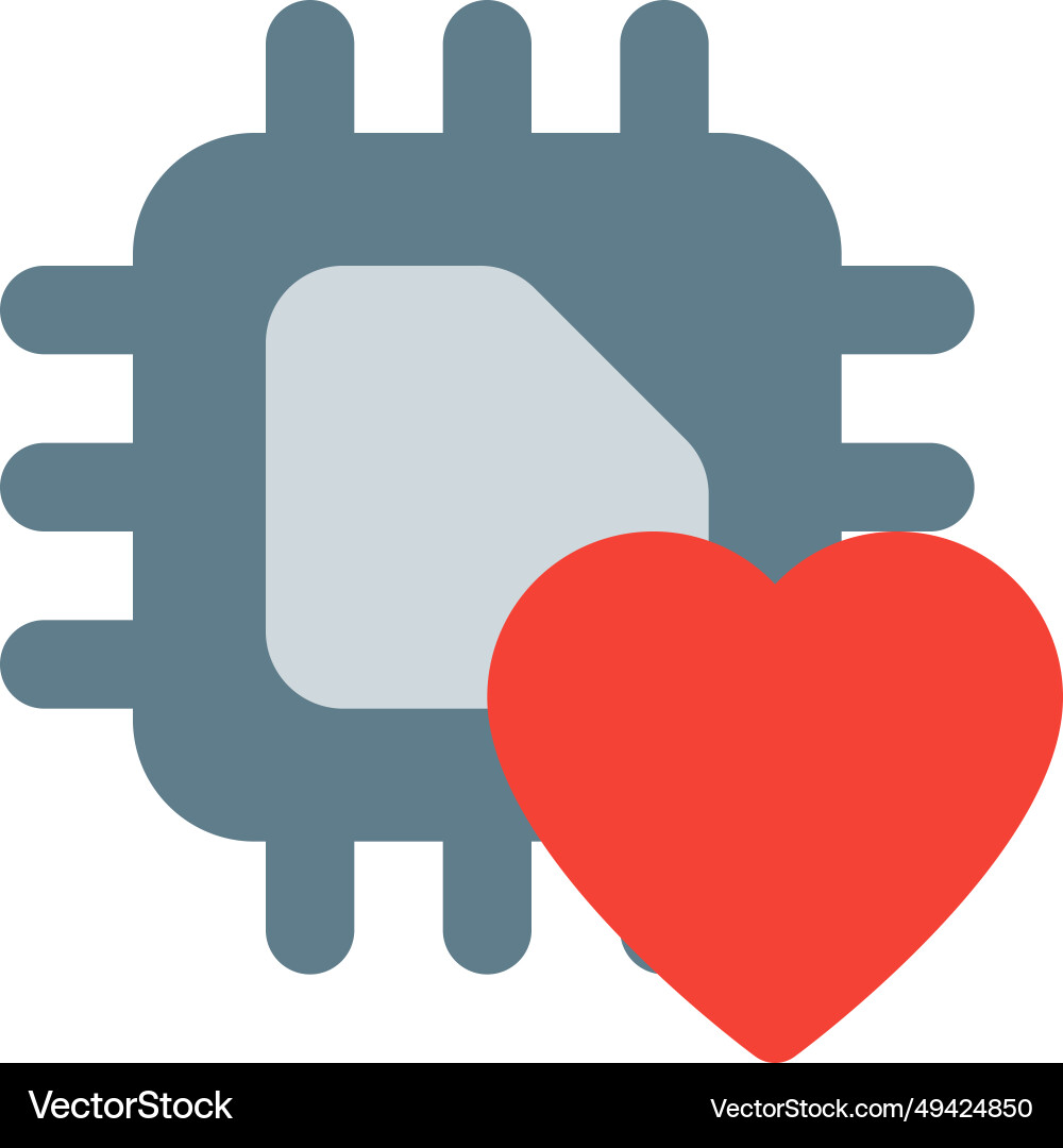 Popular microchip with extensive usage Vector Image
