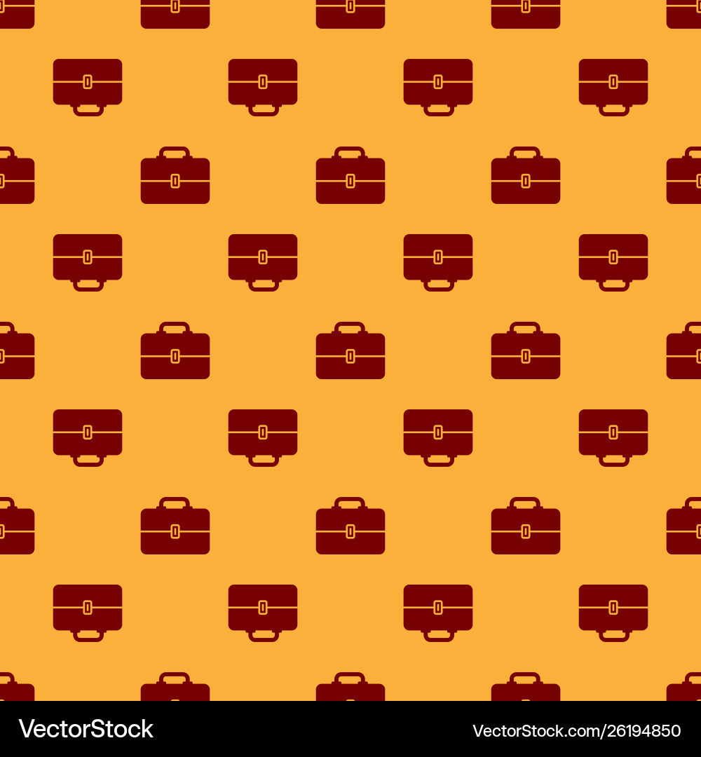 Red toolbox icon isolated seamless pattern Red toolbox icon isolated seamless pattern vector image
