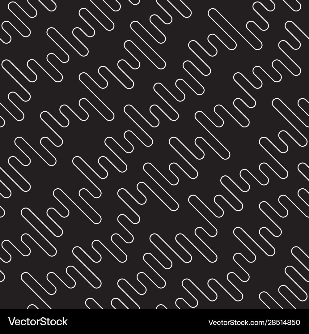 Zigzag Line Pattern vector image