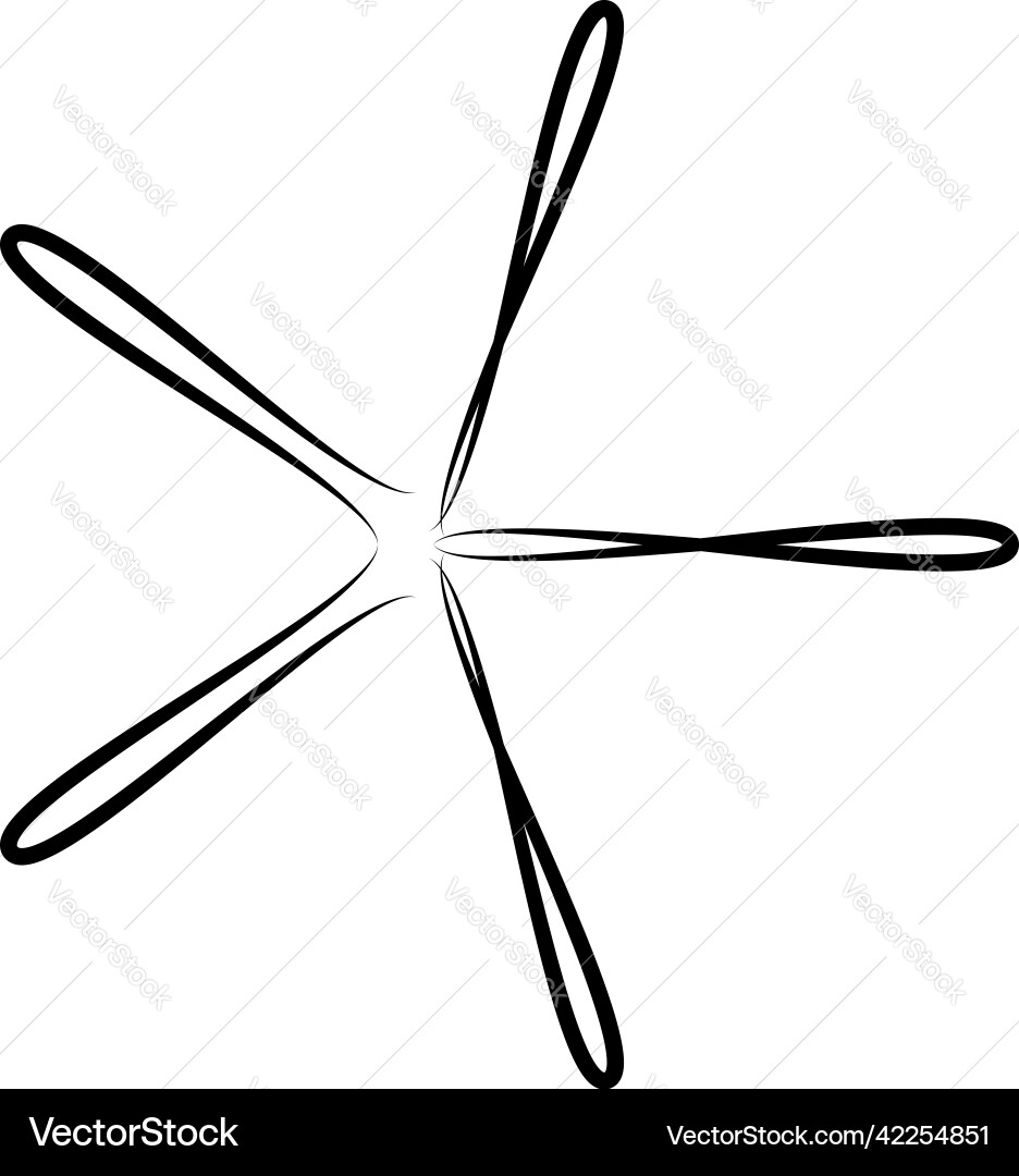 Abstract radial geometric design element non Vector Image