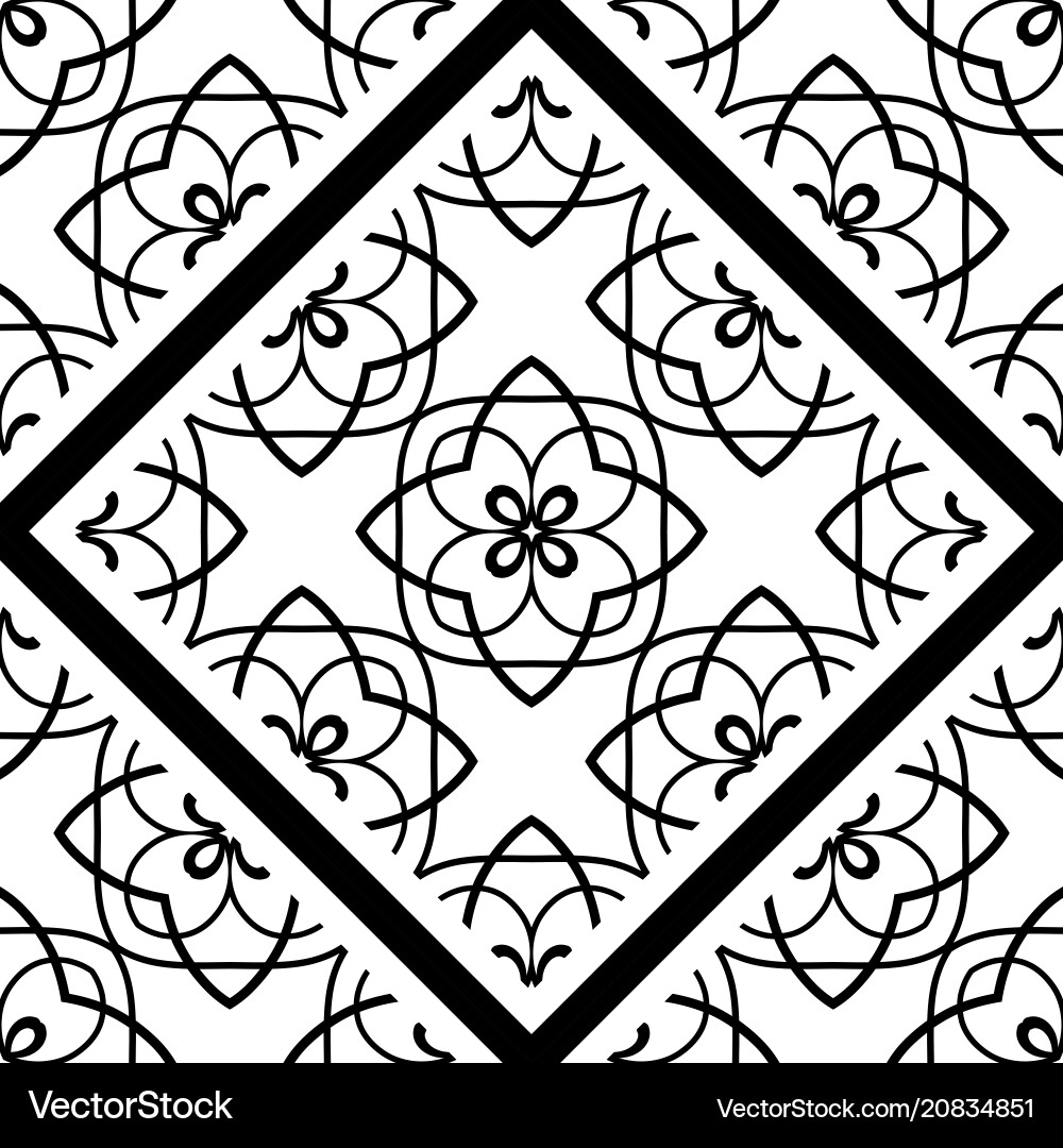 Ornamental seamless pattern Vector Image