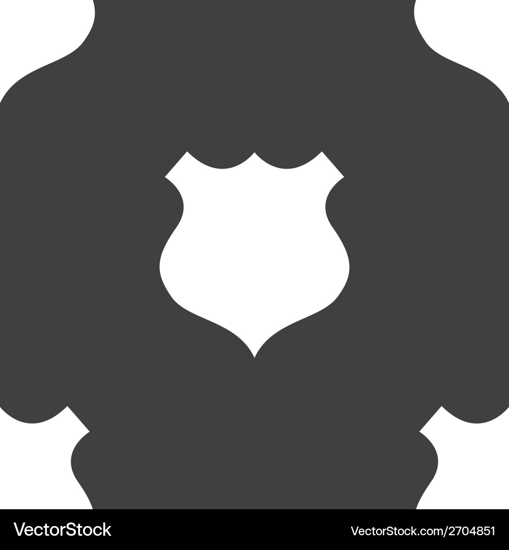 Shield web icon flat design seamless gray pattern vector image