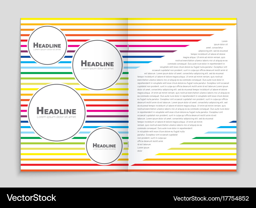 Abstract layout background set for art vector image