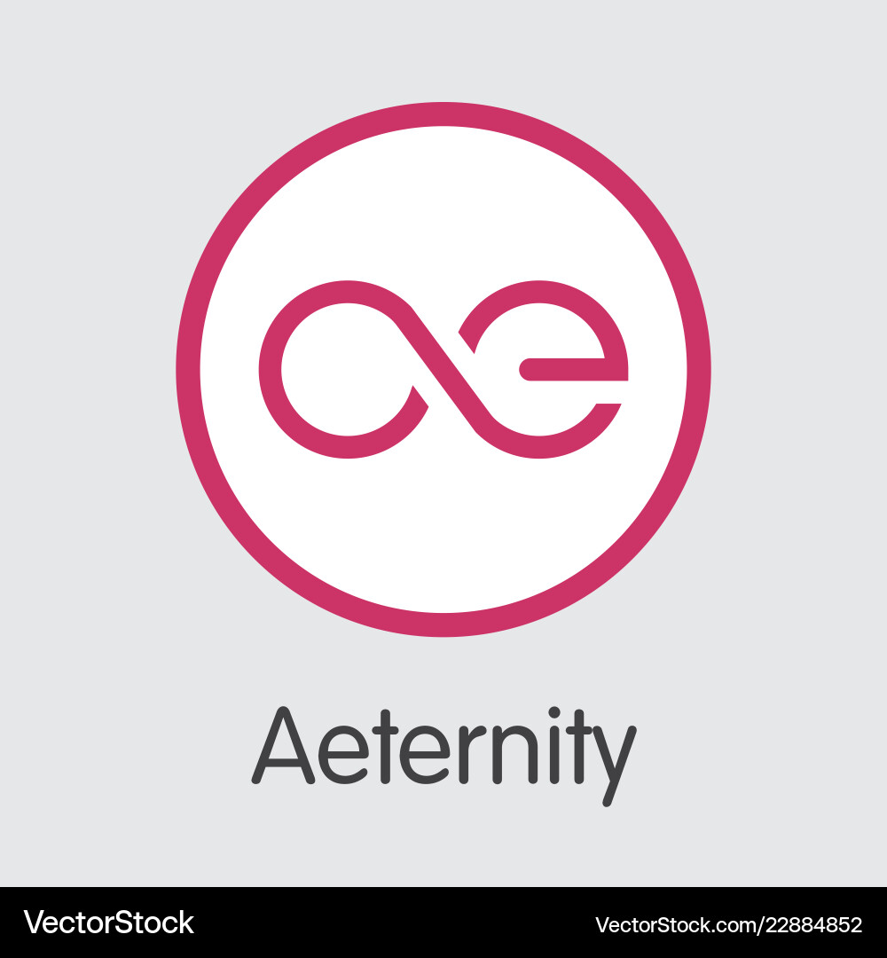 Aeternity AE Cryptocurrency Icon – Royalty-Free Vector | VectorStock