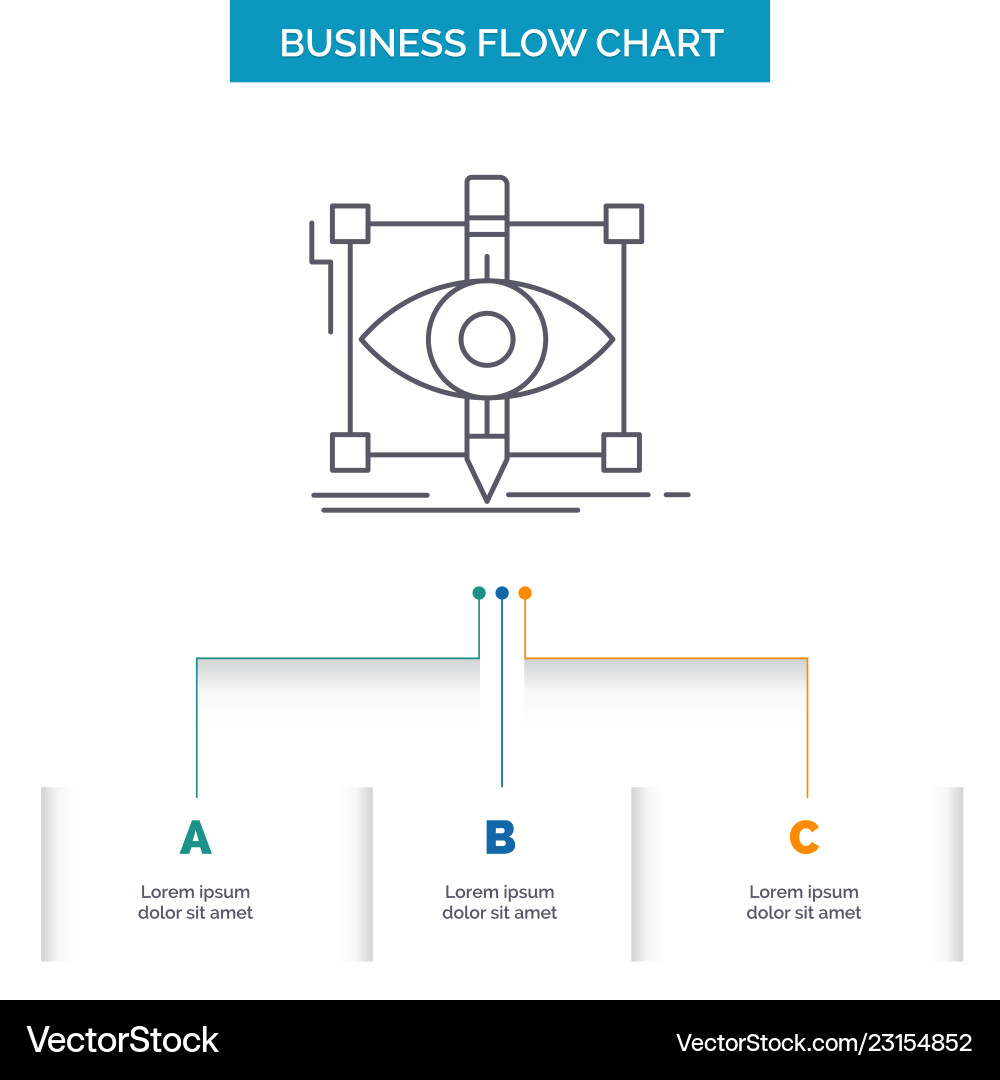 Design draft sketch sketching visual business vector image