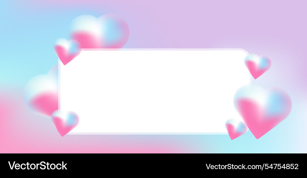 Eine romantische Grafik mit leuchtenden 3d Herzen in Pink Eine romantische Grafik mit leuchtenden 3d Herzen in Pink vektorbild