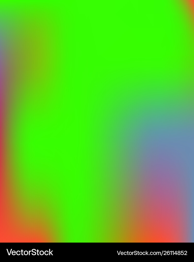 Gradient mesh painted in different colors vector image