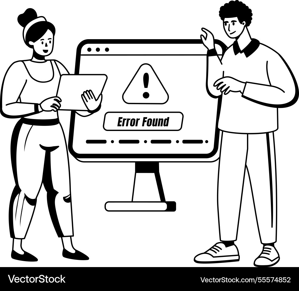 Report error Vector Image