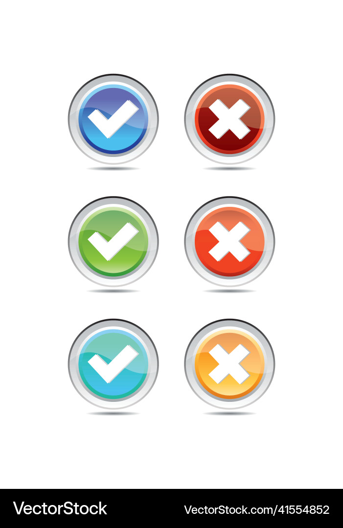 Set of modern material style buttons for website Set of modern material style buttons for website vector image