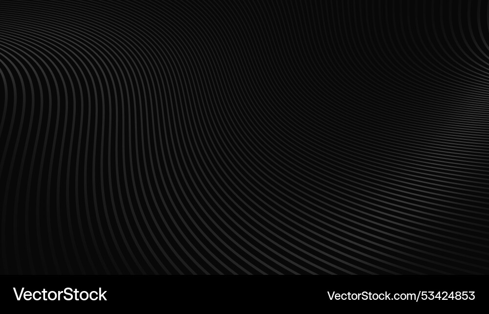Abstract Black Line Pattern vector image
