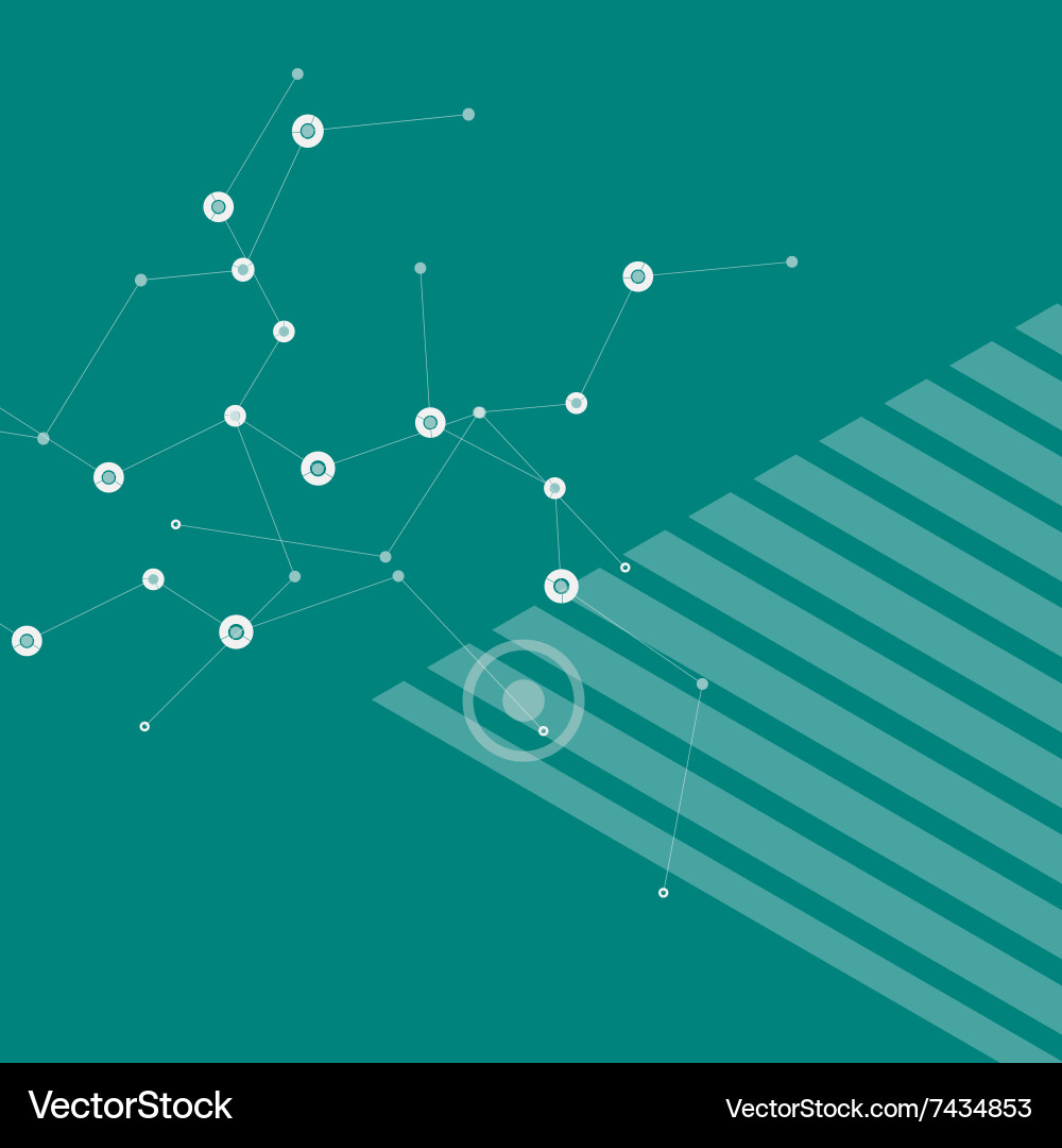Abstract line and triangular design Vector Image