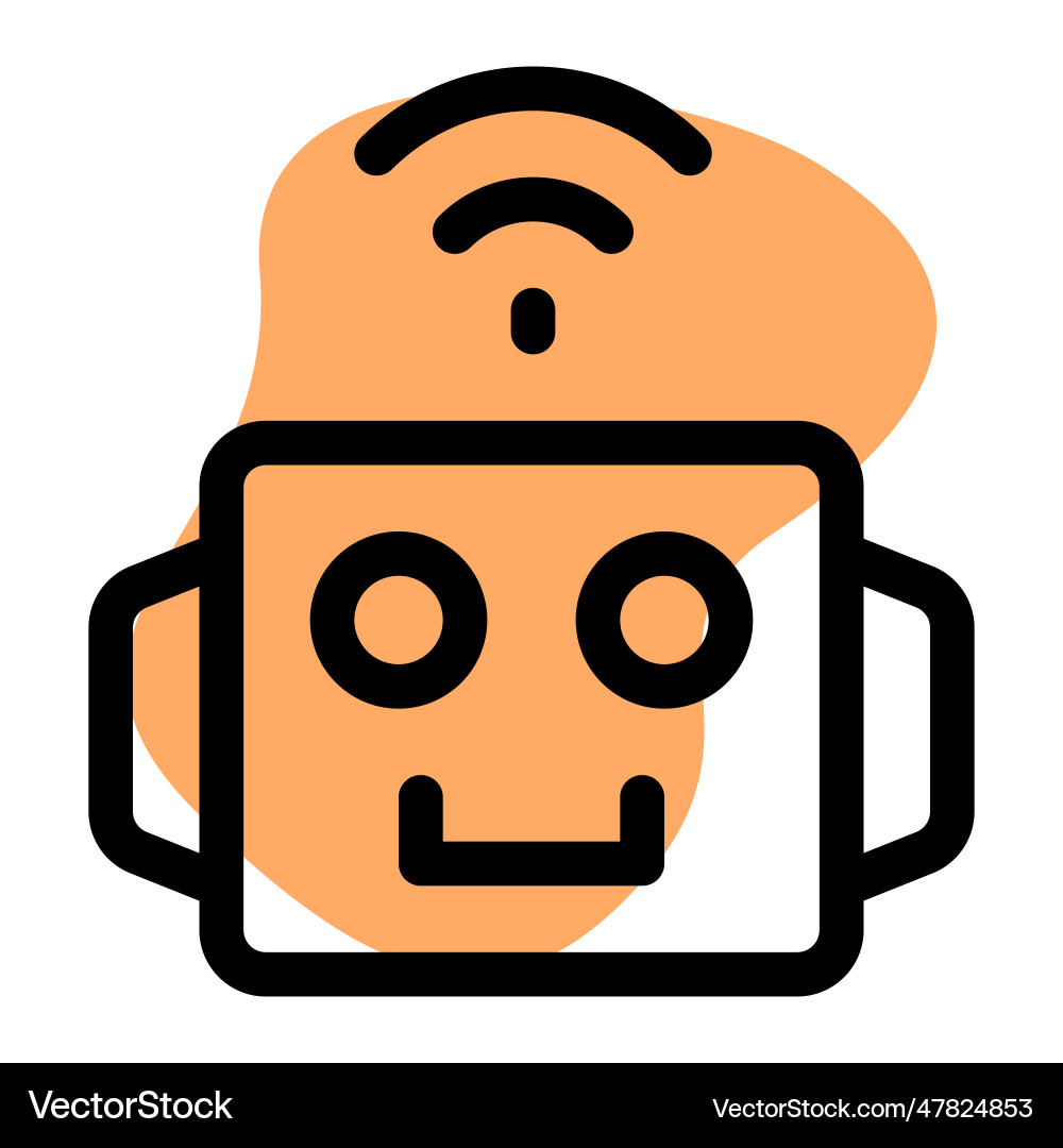 Robotic operation using wireless network vector image