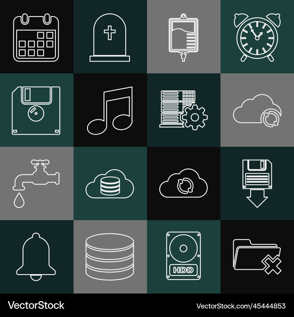 Zeile löschen Ordner Floppy Disk Backup Cloud Zeile löschen Ordner Floppy Disk Backup Cloud vektorbild