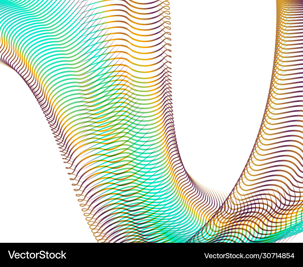 Abstract background blend wave line design Vector Image