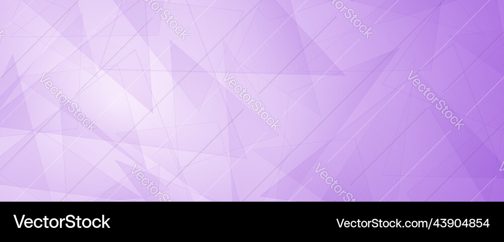 Abstract triangle design on gradient background vector image
