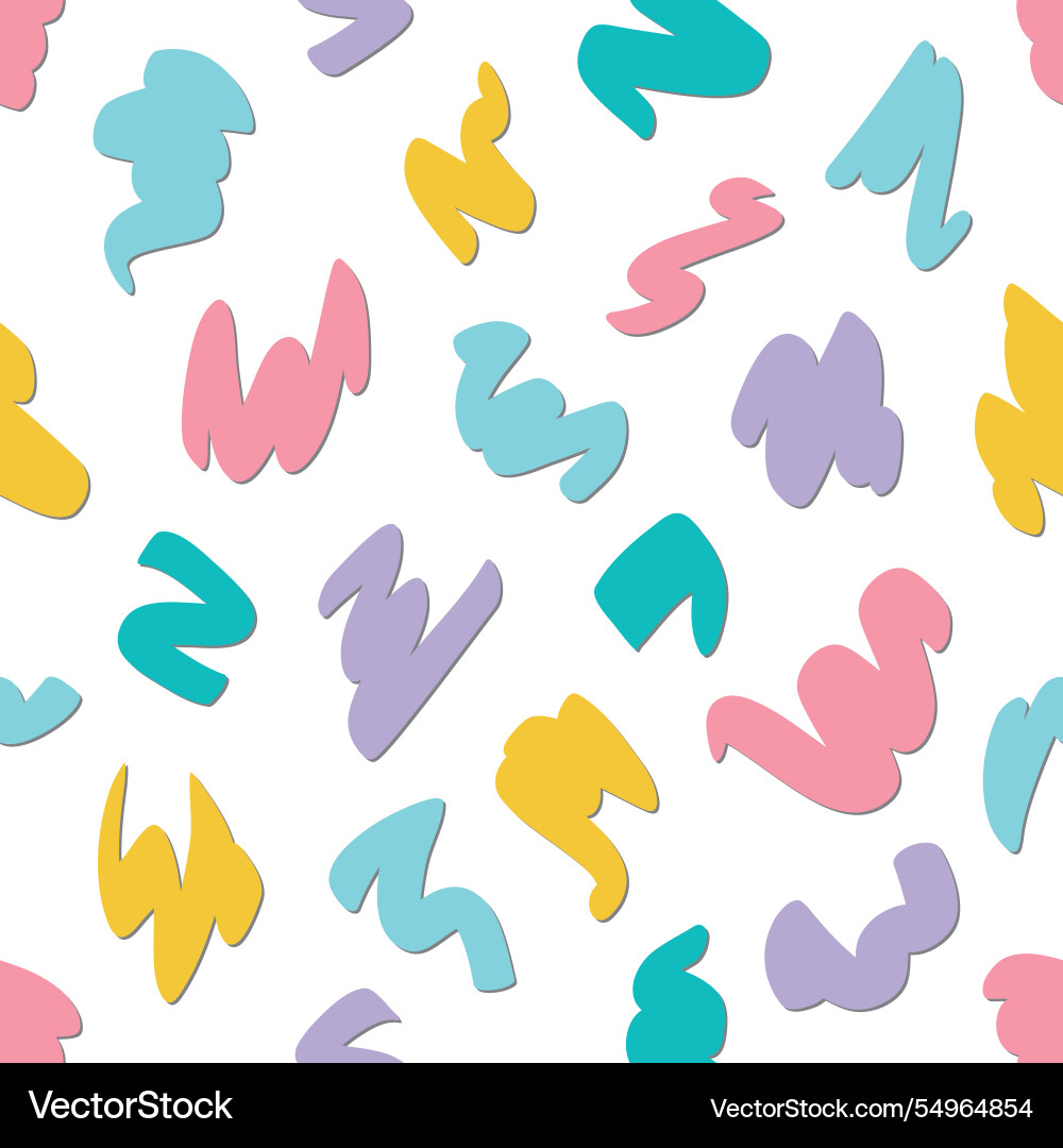 abstrakte hand gezogen doodle nahtlose Muster Abstrakte hand gezogen doodle nahtlose Muster vektorbild