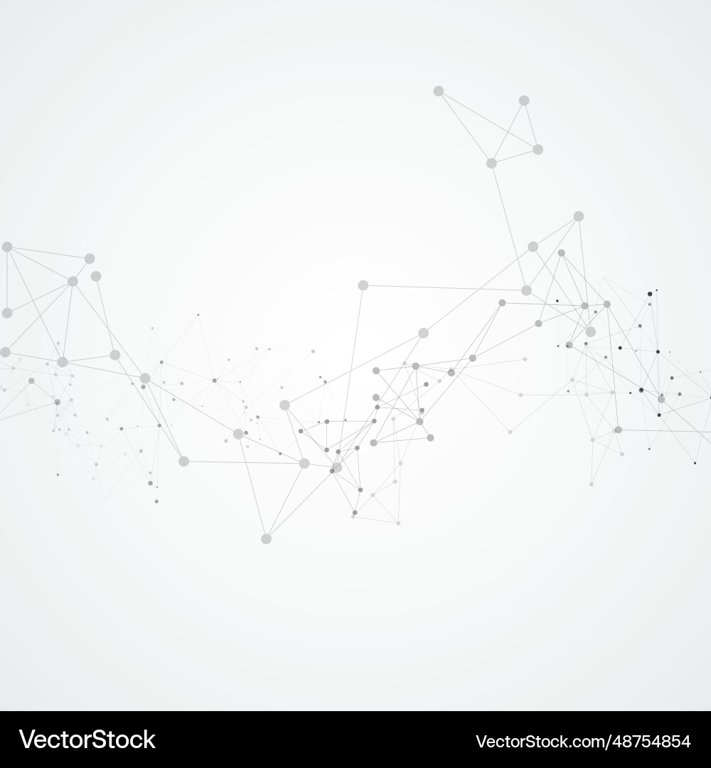 Connection dots and lines background minimal Connection dots and lines background minimal Vector Image