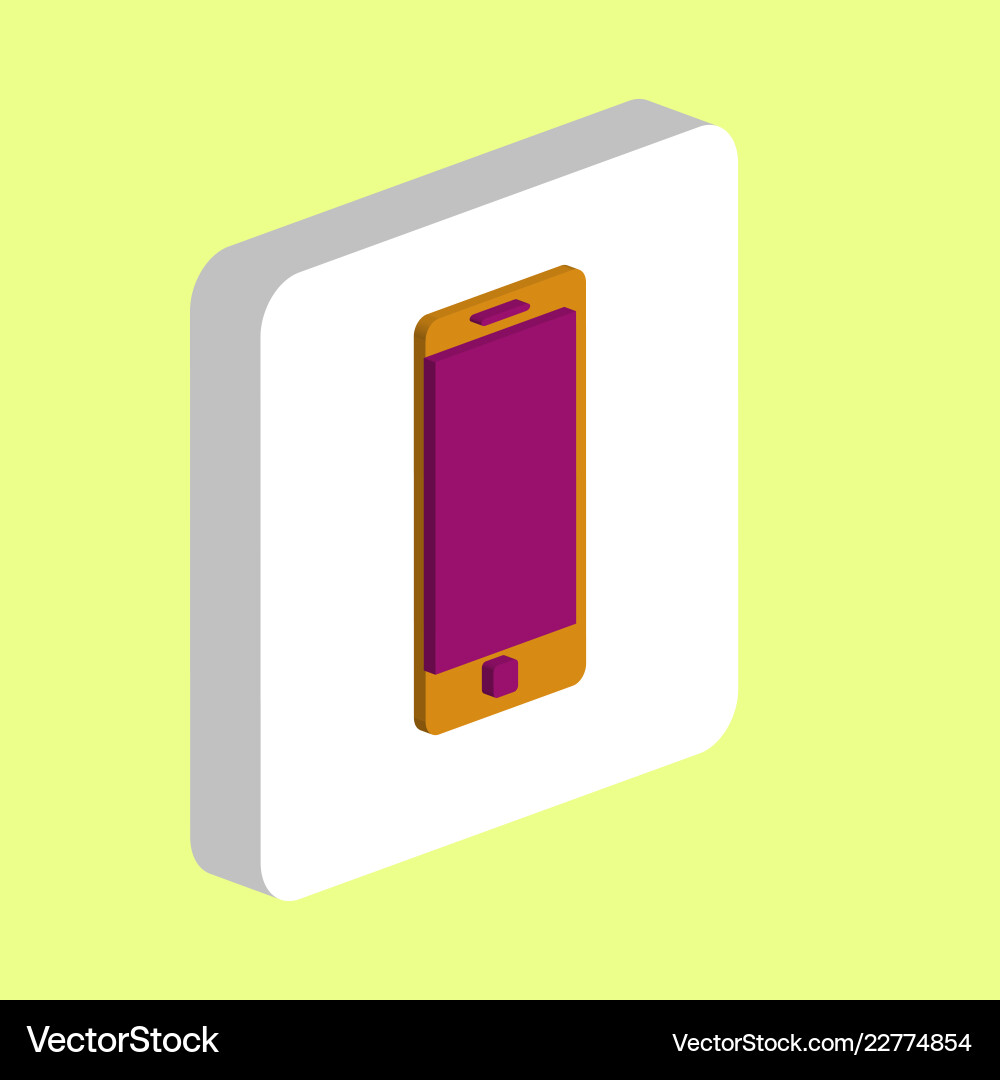Mobile gadget computer symbol Mobile gadget computer symbol Vector Image