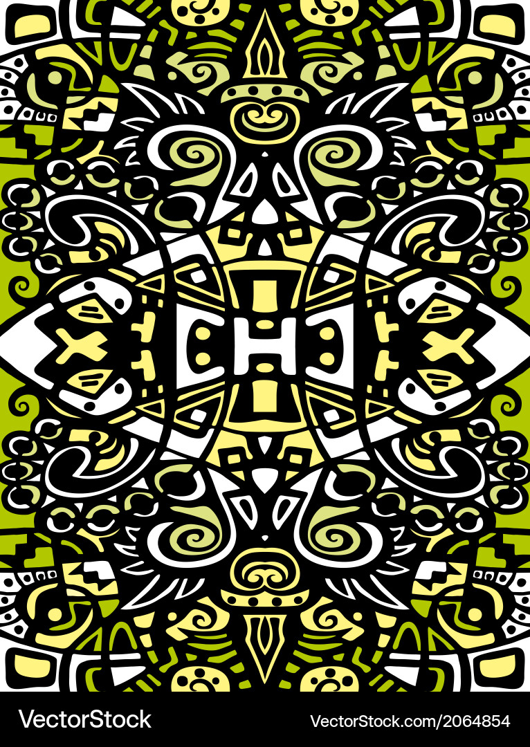 Psychedelic abstraction background symmetric Vector Image