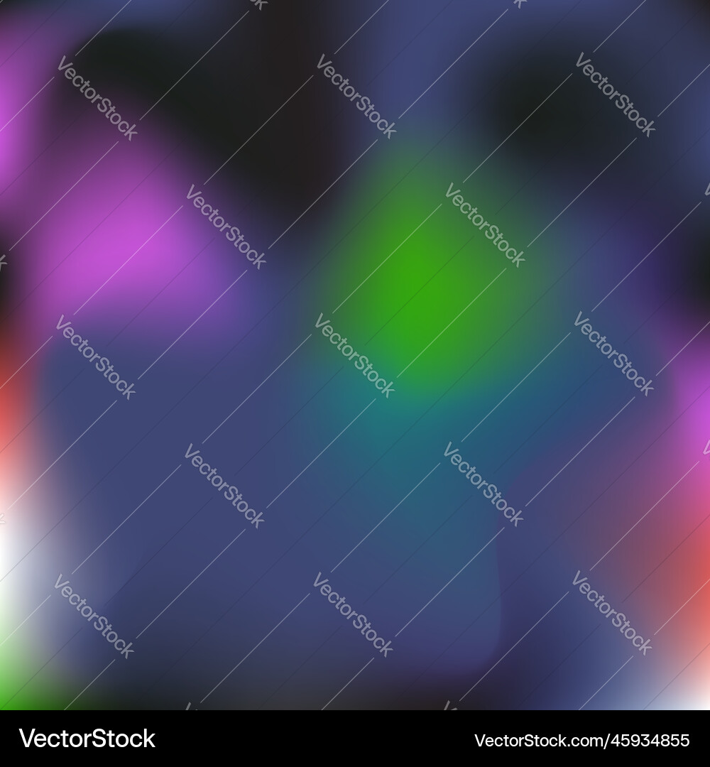 Abstract blur aurora colorful gradient background vector image