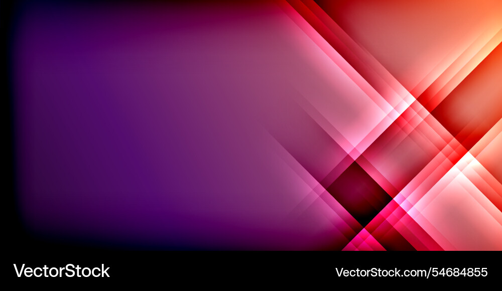 Expressive poster with shadow lines features vector image