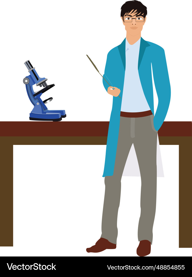 Scienctist vector image