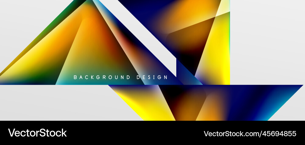 Triangle fluid color gradient abstract background Triangle fluid color gradient abstract background vector image