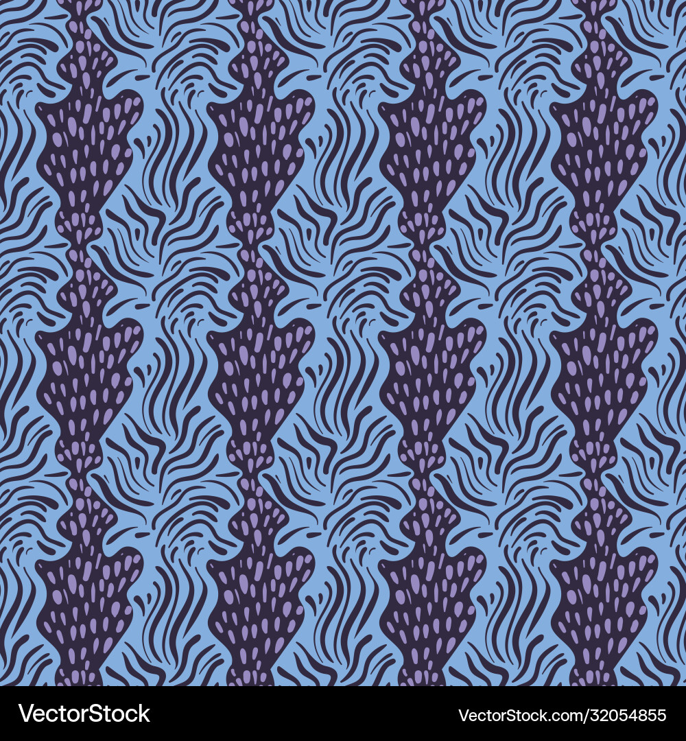 Zebra and leopard print seamless pattern Zebra and leopard print seamless pattern vector image