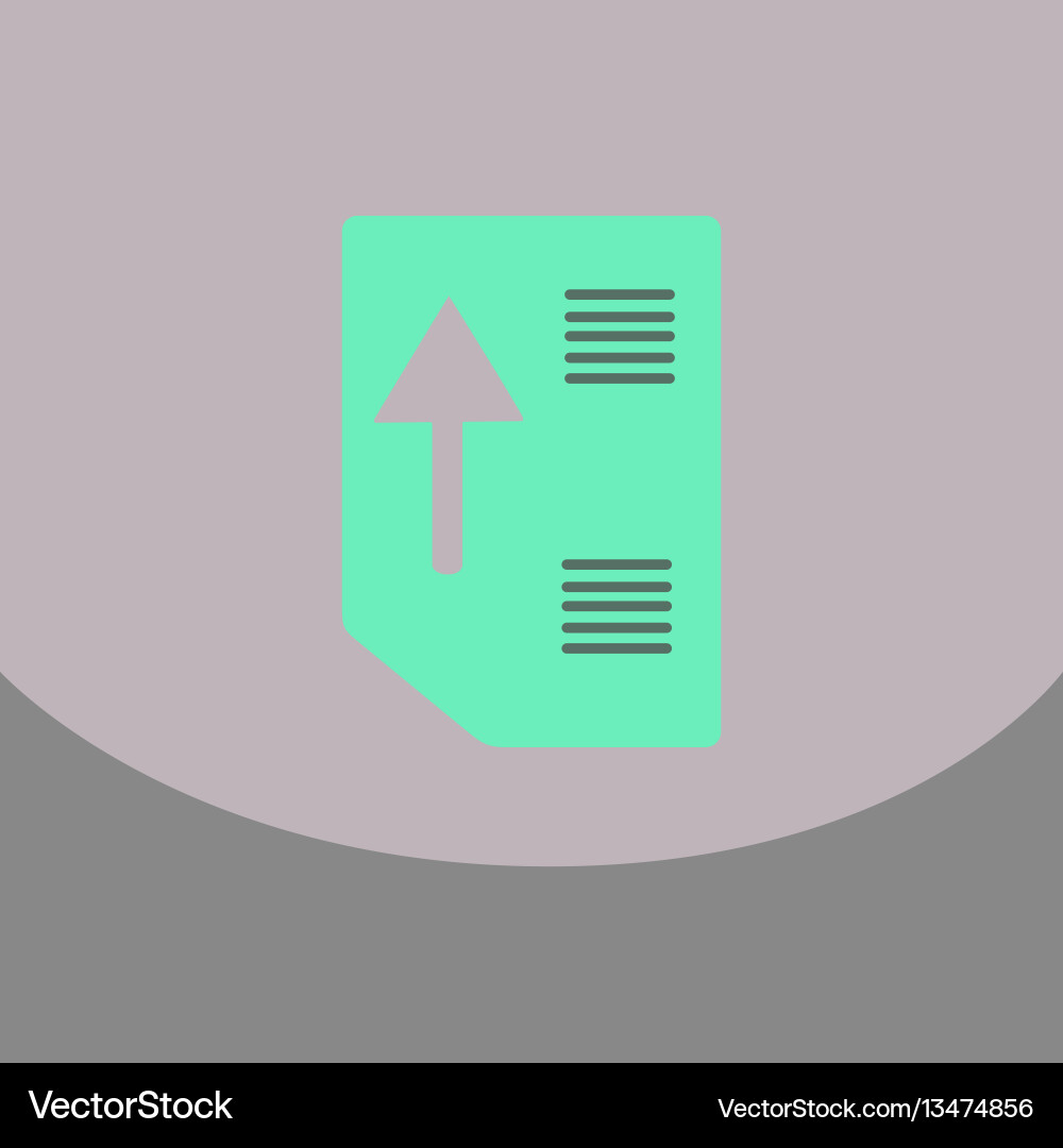 Flat style blank realistic notepad notebook vector image