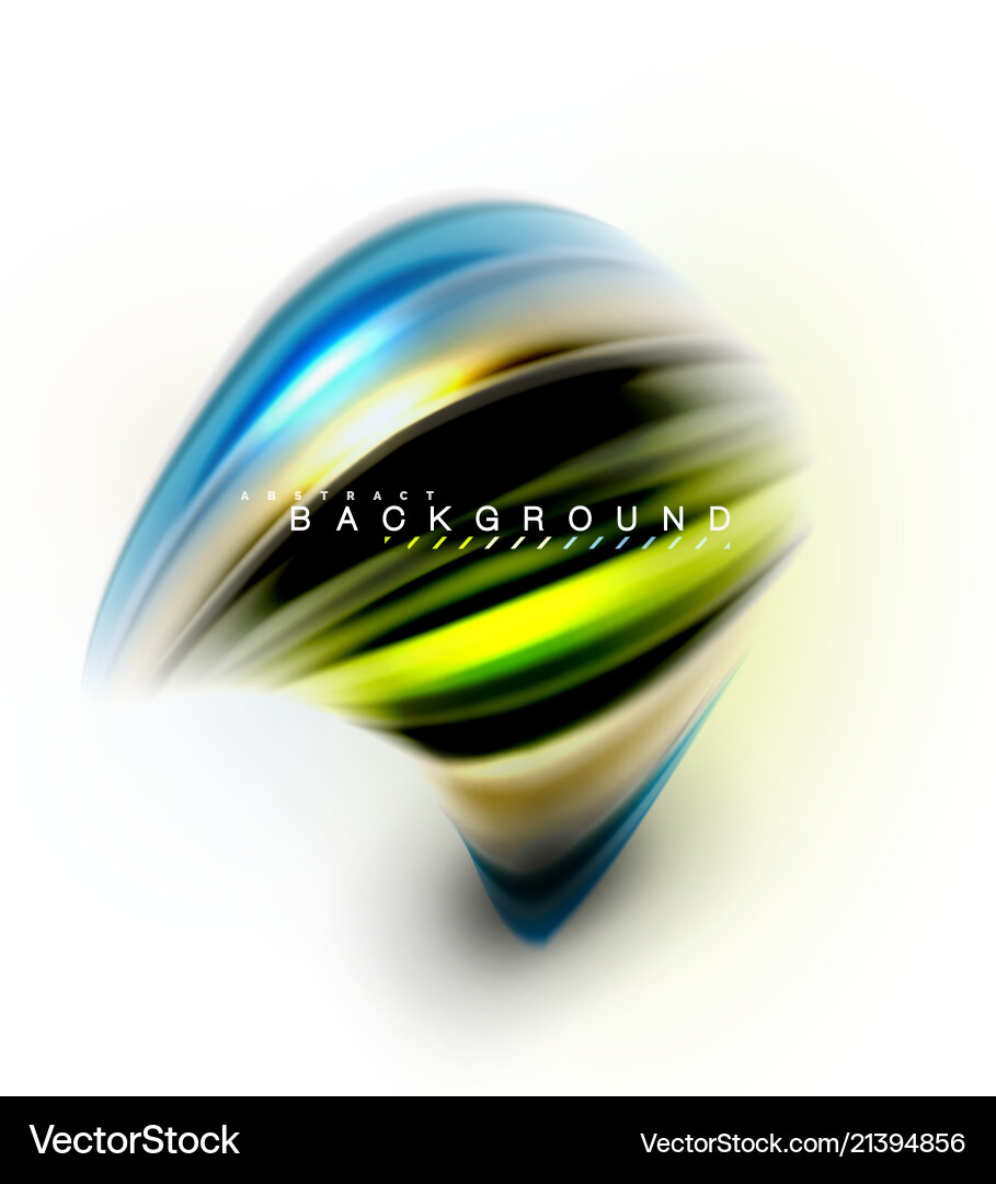 Fluid Color Mixing Abstract Background Vector Image