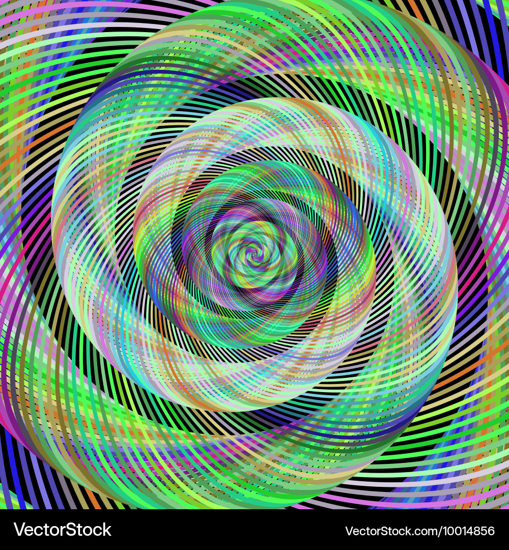 Fractal design patterned background vector image