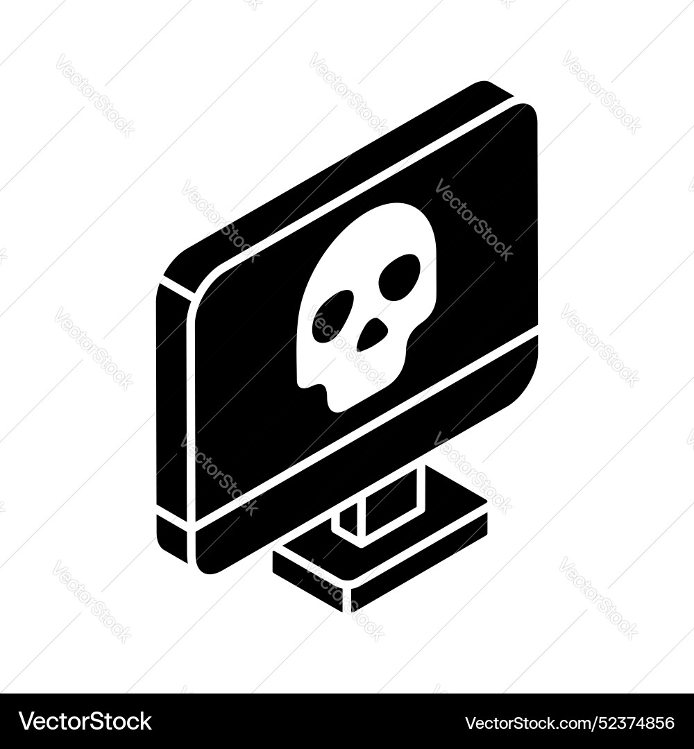 Get this amazing icon of computer hacking Vector Image