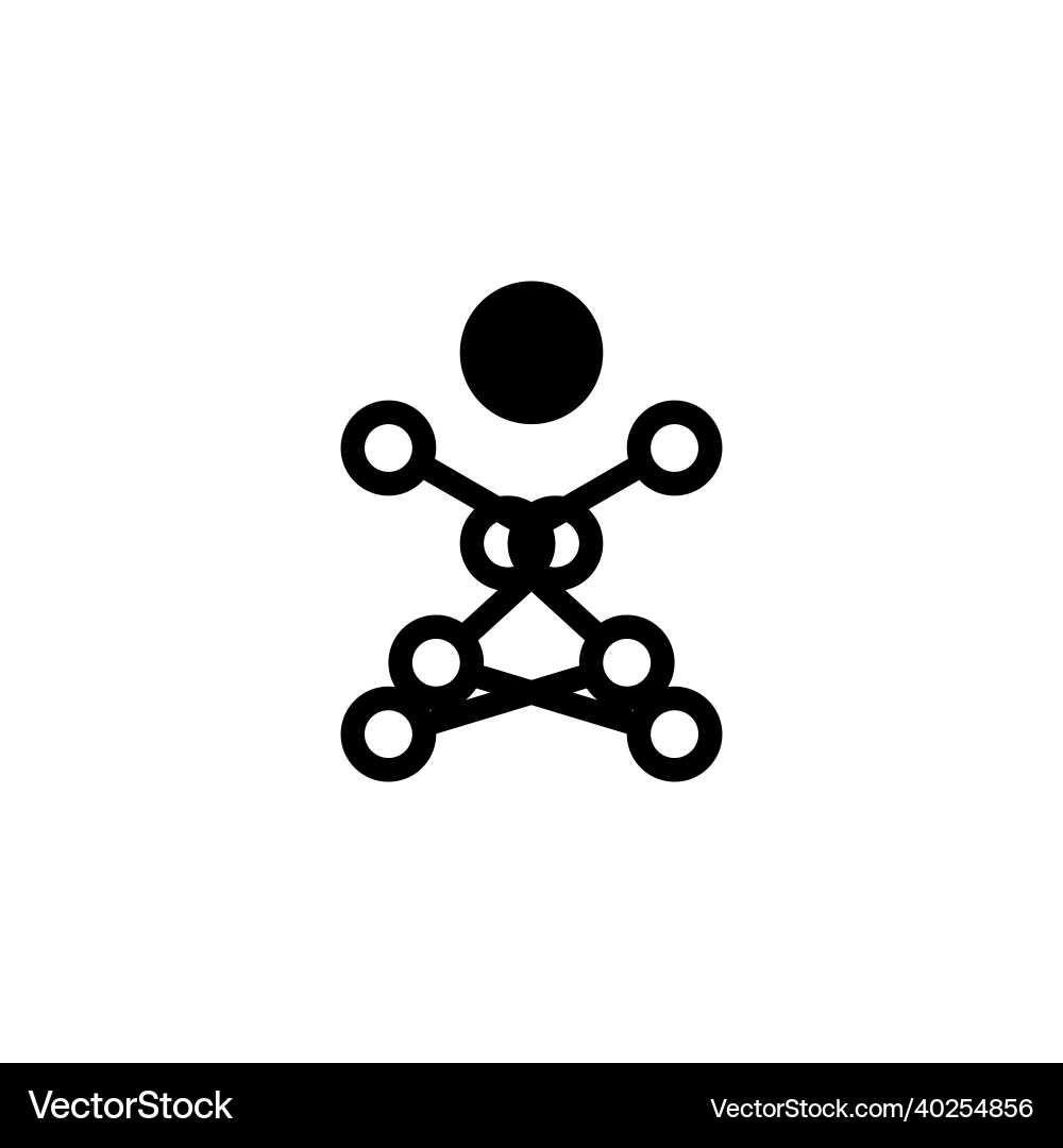 Robot flat icon simple style artificial Robot flat icon simple style artificial vector image