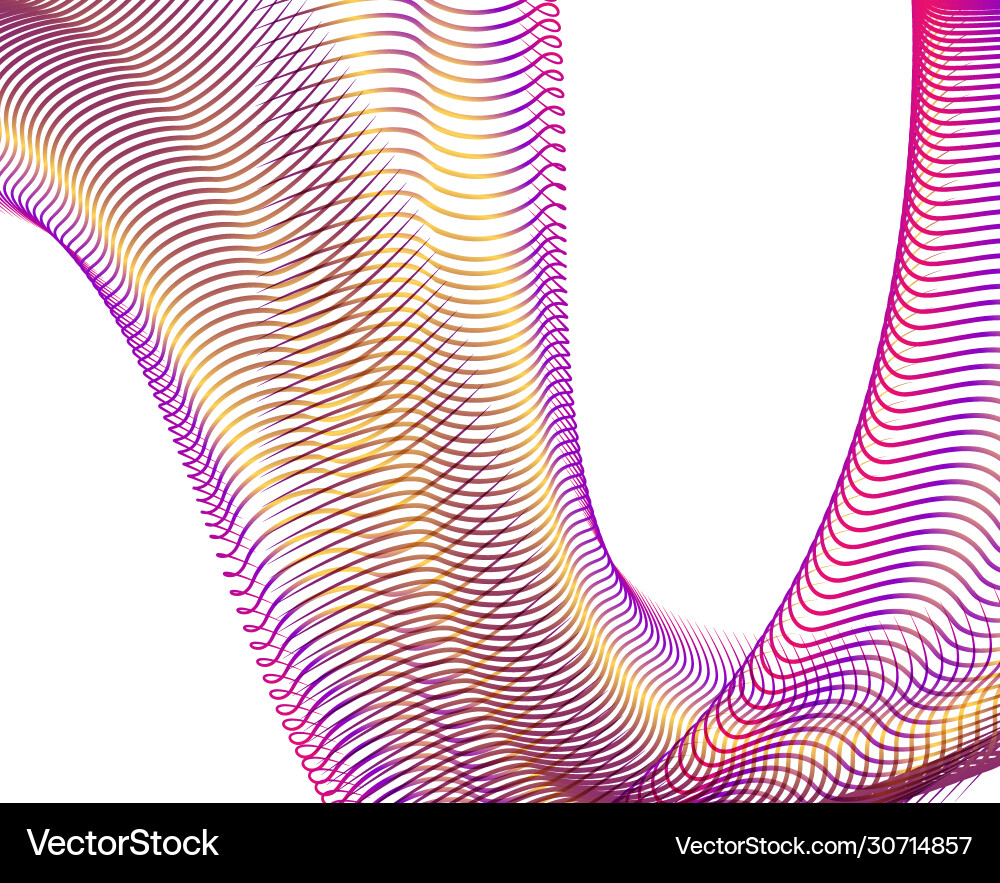 Abstract background blend wave line design Vector Image
