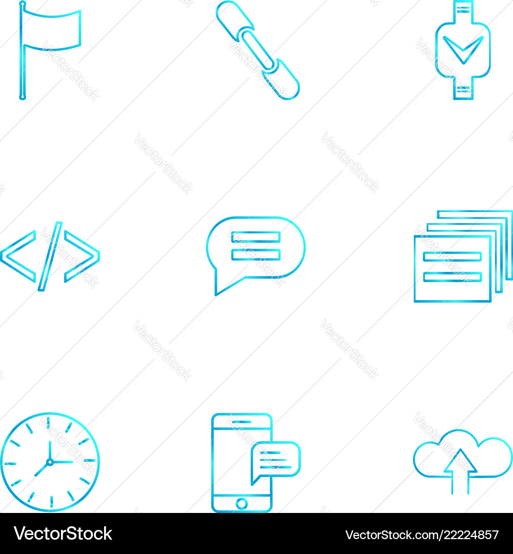 Code message watch seo technology internet vector image