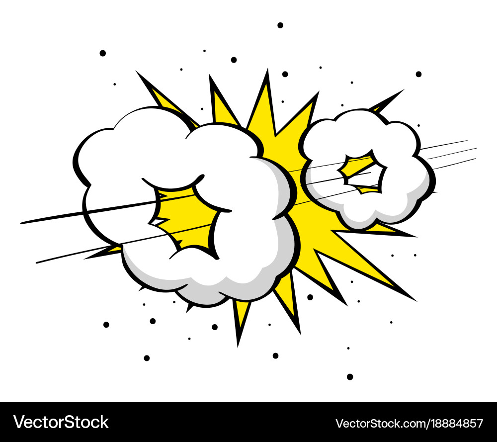 Dynamic Explosion vector image