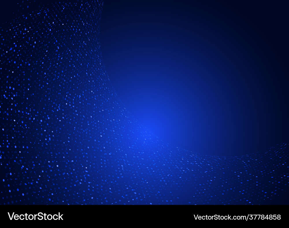 Abstract cyber particle design background vector image