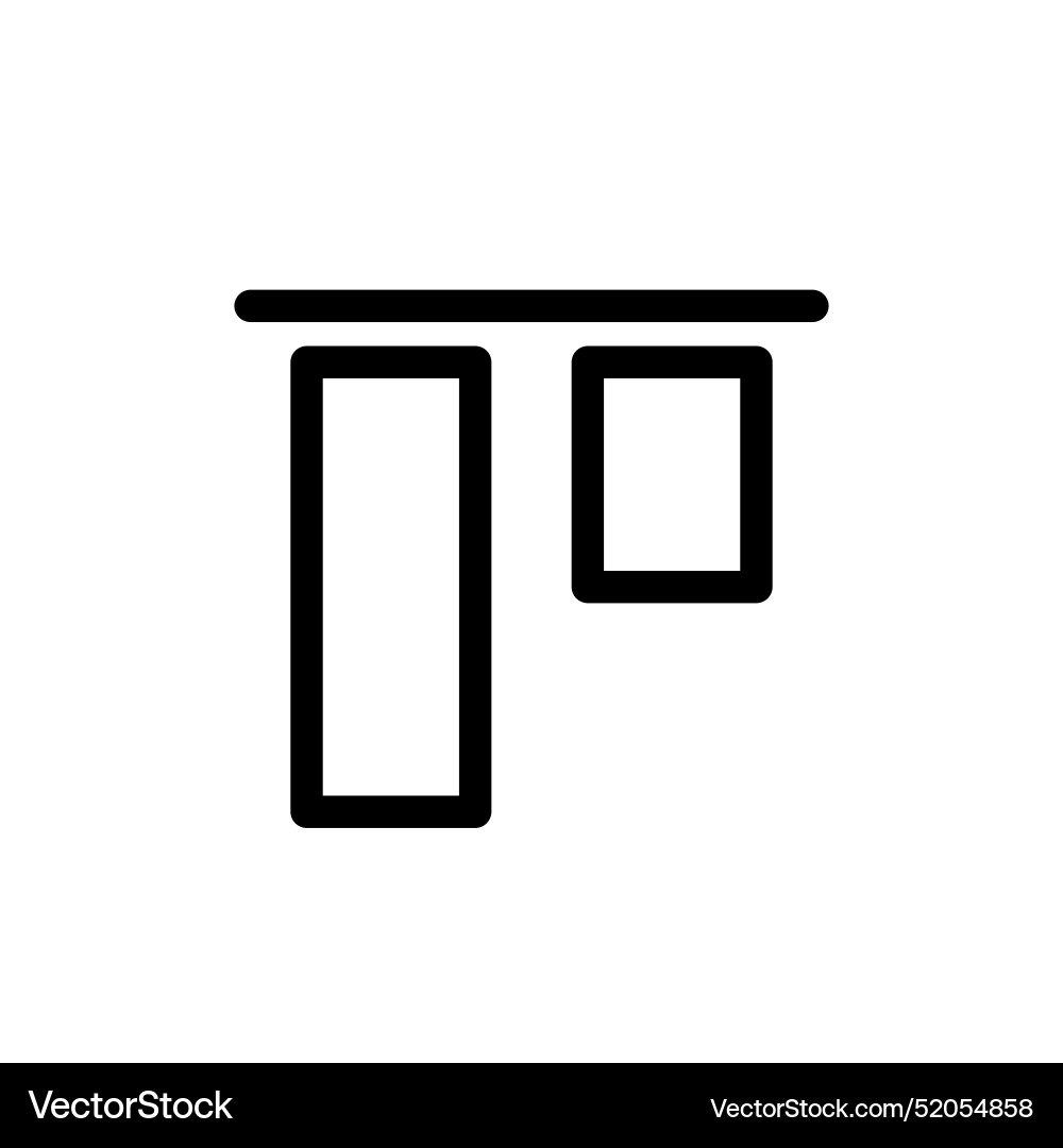 Alignment icon for text formatting document Alignment icon for text formatting document vector image