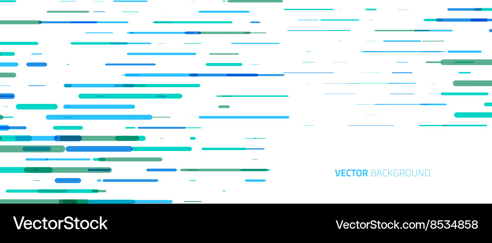 Colorful Horizontal Line Pattern vector image