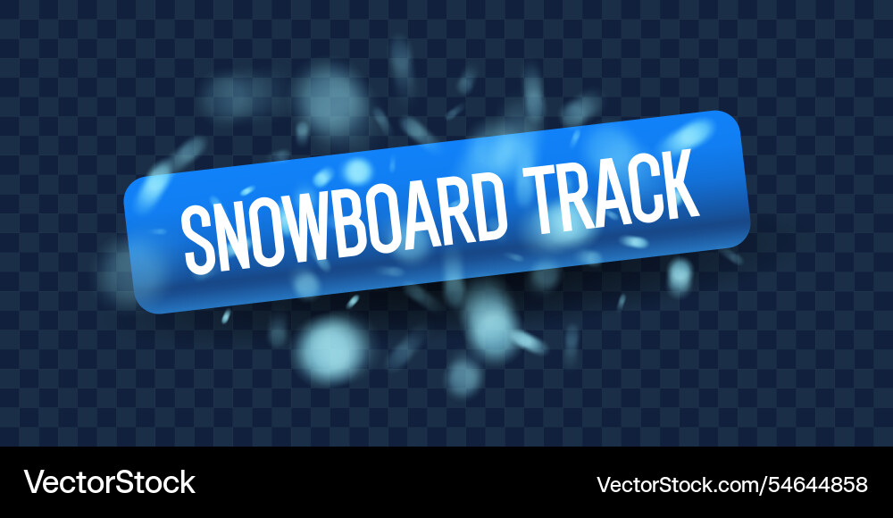 Ein Poster mit der Inschrift Snowboardbahn Ein Poster mit der Inschrift Snowboardbahn vektorbild