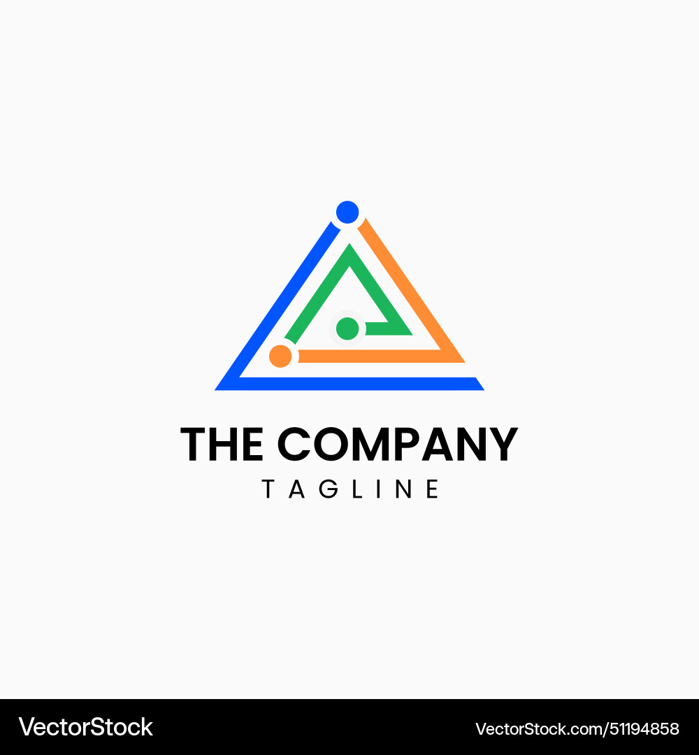 Logo template design Royalty Free Vector Image