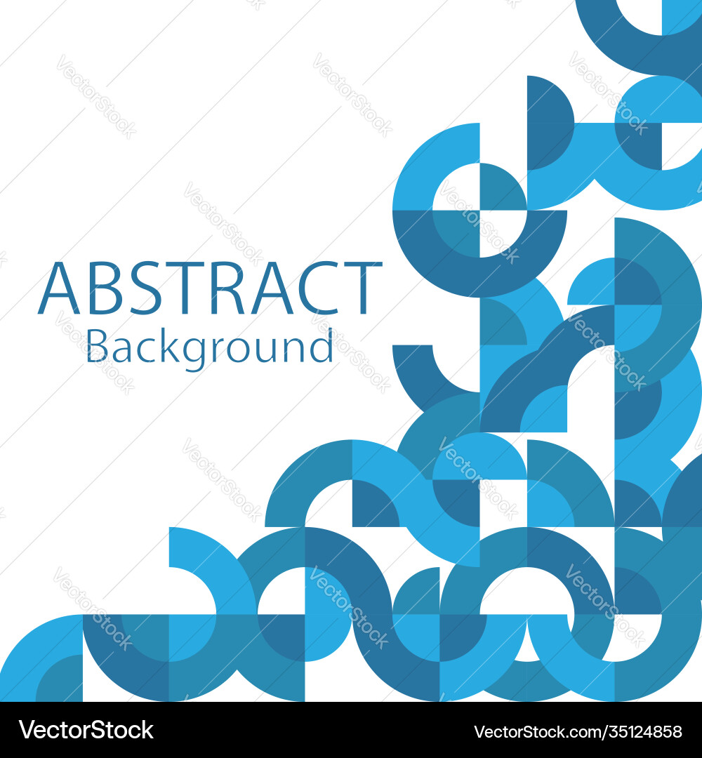 Minimal circle abstract background design Vector Image