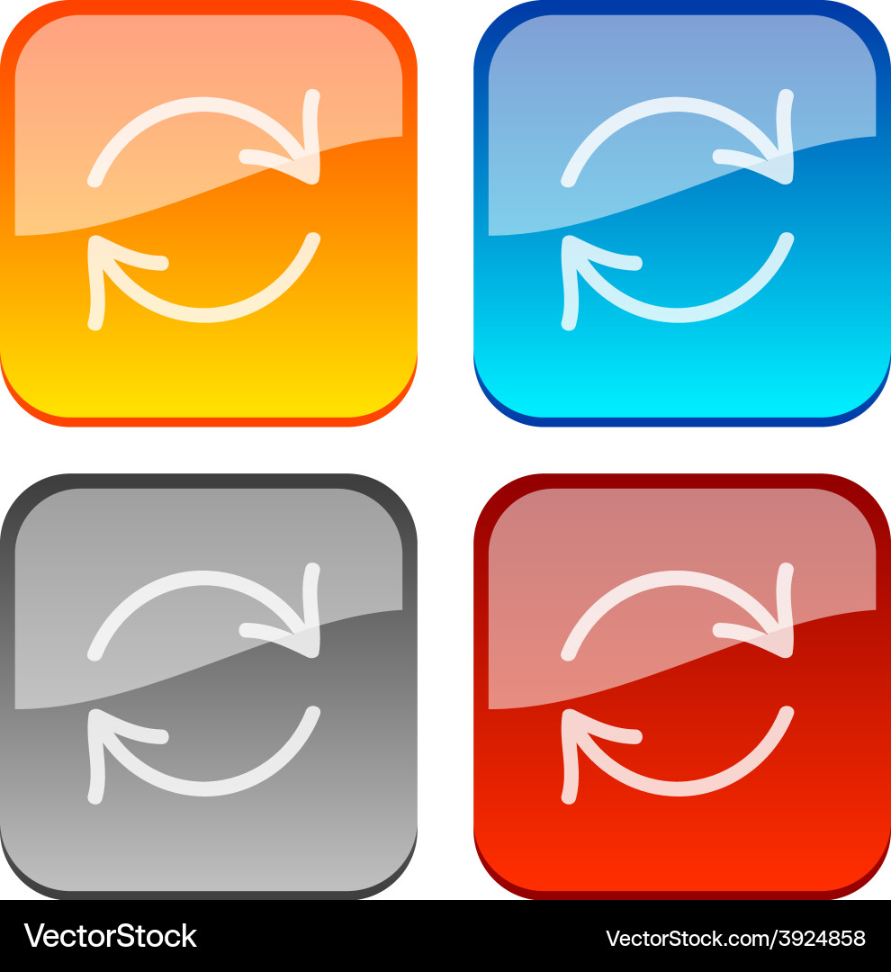 Refresh buttons Vector Image