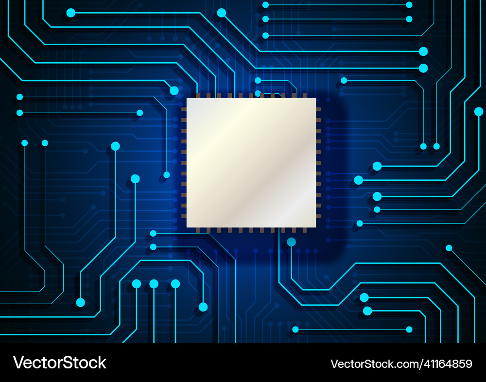 Circuit technology background with hi-tech digital Circuit technology background with hi-tech digital vector image