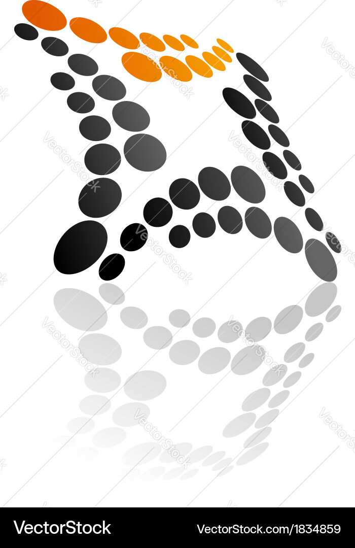 Dynamic Dot Pattern vector image